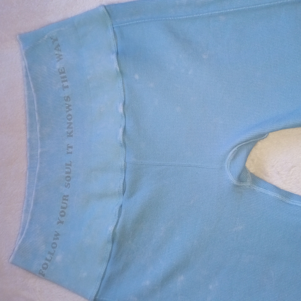 Spiritual Gangster.  Self-Love Leggings. Medium/Large. Blue - Picture 15 of 15